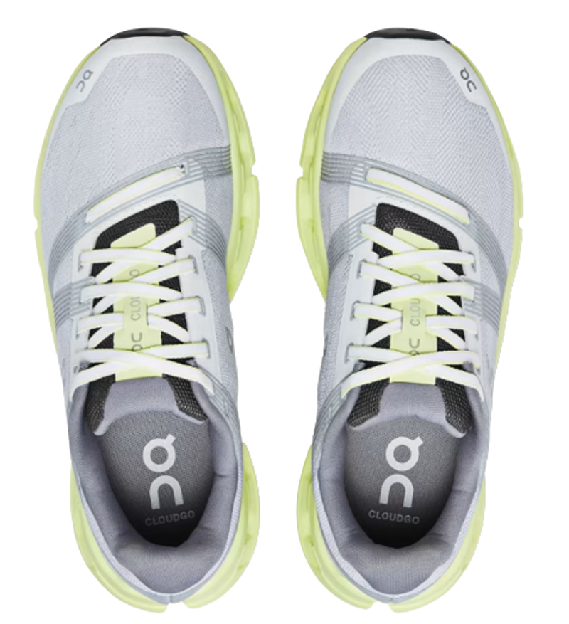 On Cloudgo Wide Women's Shoes in Frost/Hay-4